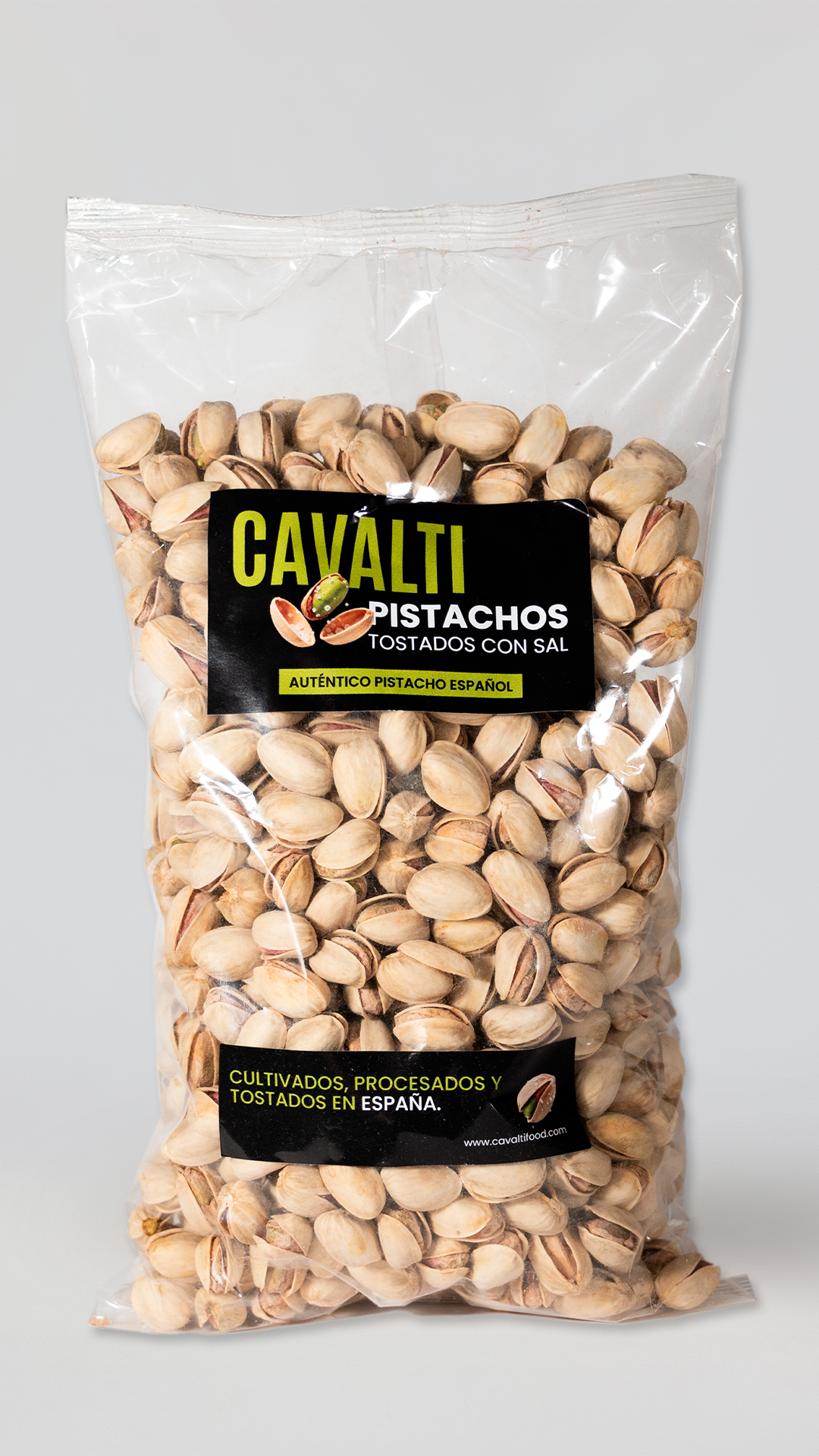 Pistachos Tostados con Sal 1 kg | 100% Pistacho Español | Cavalti