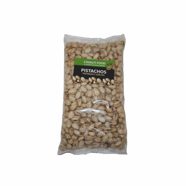 Pistachos bolsa de 1 kg tostado y con sal